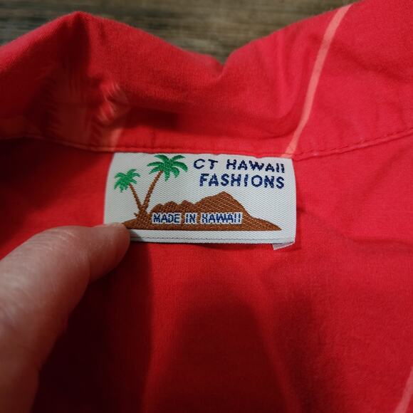 CT Hawaiian Fashion Hawaiian shirt made in Hawaii short sleeve button up L 2223 - Picture 5 of 7